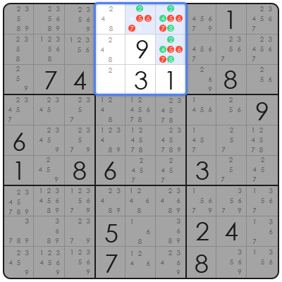 y wing sudoku
